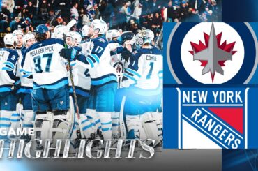 New York Rangers vs. Winnipeg Jets - Game Highlights