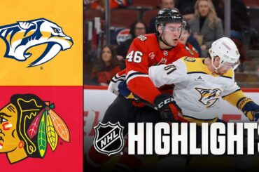 Predators vs. Blackhawks | NHL Highlights | March 22, 2026
