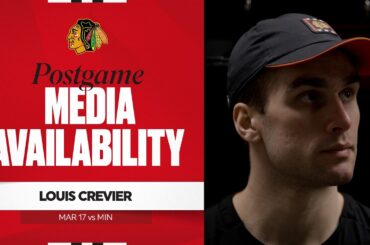 "I just let it rip." | Louis Crevier Postgame 3.17.26