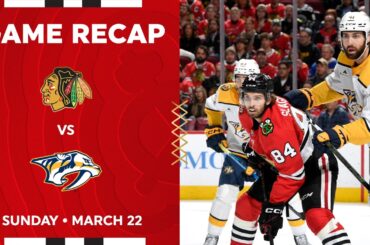Blackhawks vs. Predators Game Highlights | 3.22.26
