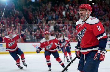 Ovechkin’s 1000th Goal From His Office!