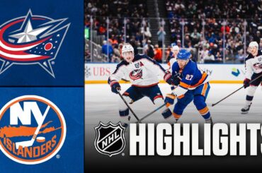 Blue Jackets vs. Islanders | NHL Highlights | March 22, 2026