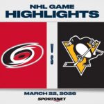 NHL Highlights | Hurricanes vs. Penguins - March 22, 2026
