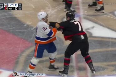 Anders Lee vs Brady Tkachuk | Mar 19, 2026 | Islanders vs Senators