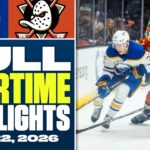 Buffalo Sabres at Anaheim Ducks | FULL Overtime Highlights - March 22, 2026
