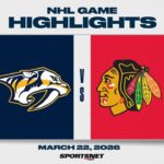 NHL Highlights | Predators vs. Blackhawks - March 22, 2026