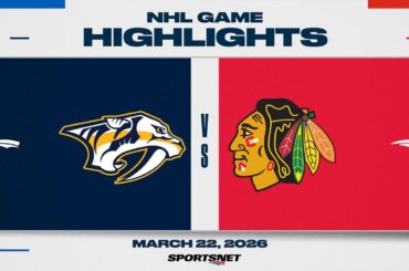 NHL Highlights | Predators vs. Blackhawks - March 22, 2026
