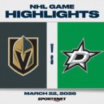 NHL Highlights | Golden Knights vs. Dallas Stars - March 22, 2026