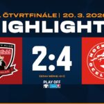 Highlights ČF1 | Mountfield HK vs. HC Oceláři Třinec 2:4 | 20.03.2026