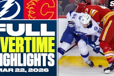 Tampa Bay Lightning at Calgary Flames | FULL Overtime Highlights - March 22, 2026