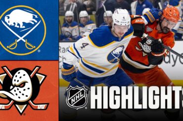 Sabres vs. Ducks | NHL Highlights | March 22, 2026