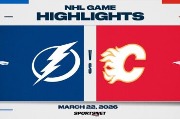 NHL Highlights | Lightning vs. Flames - March 22, 2026