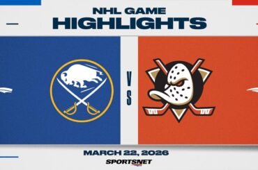 NHL Highlights | Sabres vs. Ducks - March 22, 2026