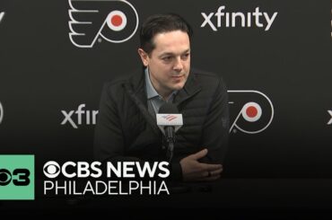 Flyers GM Danny Briere on Bobby Brink-David Jiricek trade, not trading Rasmus Ristolainen