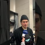 Celebrini Excited About Being in Playoff Race, Talks Olympic Exeprience