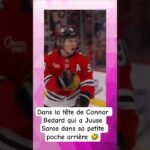 Dans la tête de Connor Bedard qui a Juuse Saros dans sa petite poche arrière 🤣 #hockey #nhl