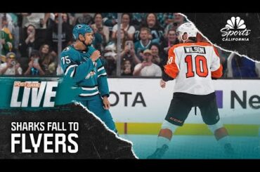 Mario Ferraro's roughing penalty ends up costly for Sharks in loss to Flyers | NBC Sports California
