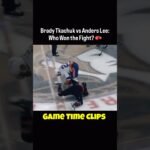 Brady Tkachuk vs Anders Lee: Who Won the Fight? 🥊