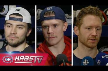 Canadiens address the media at practice | FULL PRESS CONFERENCES