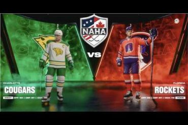 NAHA 2025-26 Season - Charlotte Cougars (10-9-5) @ Florida Rockets (18-9-0)