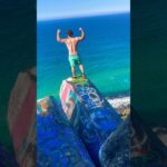 ☠️ DEATH DROP BACKFLIP ☠️. #parkour #flips #shorts #cliff #freerunning #subscribe