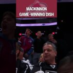MacKinnon gorgeous assist FTW