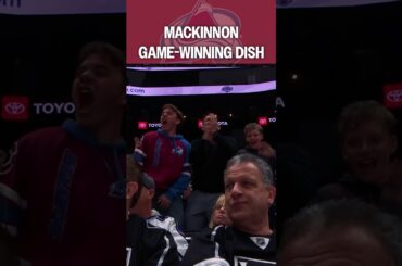 MacKinnon gorgeous assist FTW