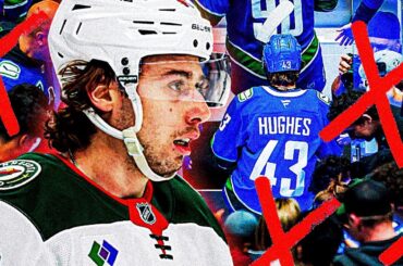 Quinn Hughes quit on a pillow fight & the Canucks