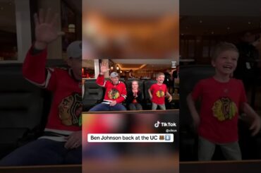 oh hey Ben 👋 #chicagobears #nhl #chicagoblackhawks