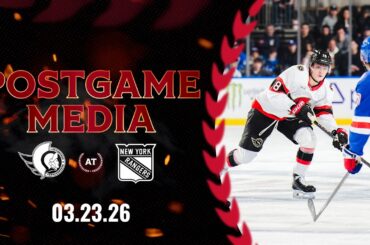 James Reimer, Jordan Spence, Warren Foegele, Travis Green Postgame Media vs NYR