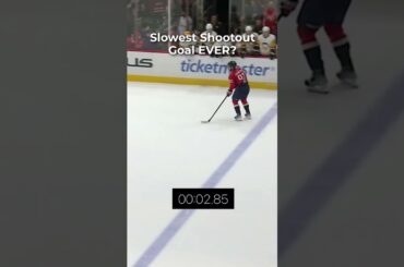 SLOWEST Shootout Goal Ever?!😴 #shorts #hockey #evgenykuznetsov