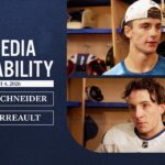 NYR Practice: Braden Schneider & Gabe Perreault Media Availability | Mar. 4, 2026