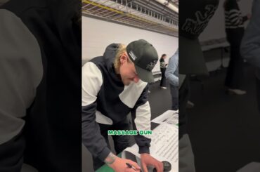 Trying to get our players to sign random objects 🤣