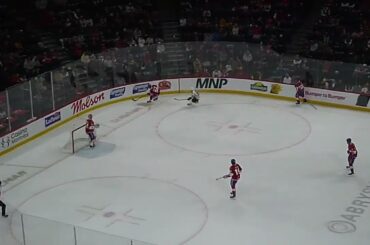 Hunter Skinner of the Springfield Thunderbirds scores vs. the Laval Rocket 3/20/26