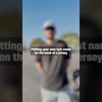 Red Flag or Green Flag? Putting your own last name on the back of a jersey.