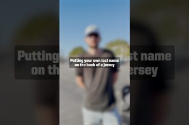 Red Flag or Green Flag? Putting your own last name on the back of a jersey.