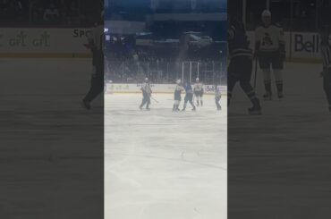 Tyrel Bauer HUGE FIGHT Vs Montana Onyebuchi #manitobamoose #ahl #tyrelbauer