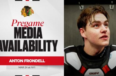 "It's just amazing." | Anton Frondell Ahead of NHL Debut