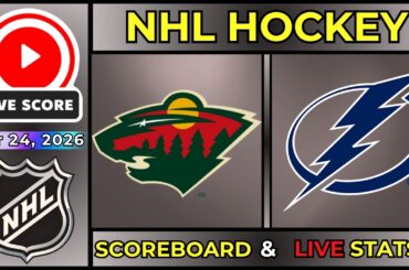 🔴 Minnesota Wild vs Tampa Bay Lightning LIVE | 2026 NHL Hockey | 3/24/26 | SCOREBOARD