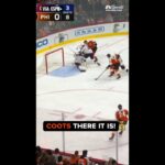 Sean Couturier gives the Flyers an early lead over the Blue Jackets
