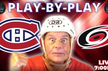 🔴 LIVE 🏒 Carolina Hurricanes vs Montreal Canadiens | Stanley Cup Playoff Race HEATS UP