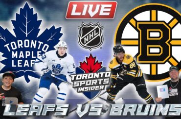 Toronto Maple Leafs vs Boston Bruins LIVE 🔴 | NHL LIVE Stream Reaction & Play By Play