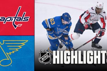 Capitals vs. Blues | NHL Highlights | March 24, 2026