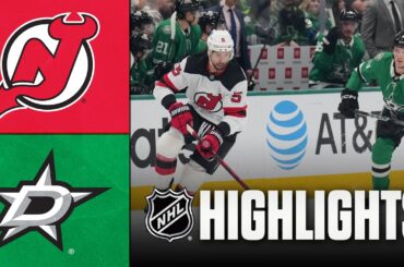 Devils vs. Stars | NHL Highlights | March 24, 2026