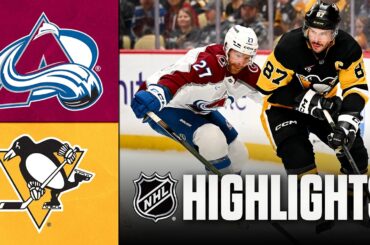 Avalanche vs. Penguins | NHL Highlights | March 24, 2026