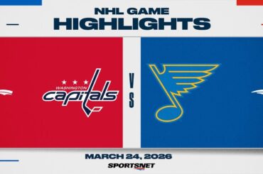 NHL Highlights | Capitals vs. Blues - March 24, 2026