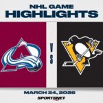 NHL Highlights | Avalanche vs. Penguins - March 24, 2026