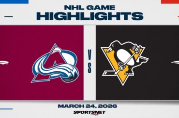 NHL Highlights | Avalanche vs. Penguins - March 24, 2026