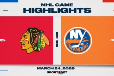 NHL Highlights | Blackhawks vs. Islanders - March 24, 2026