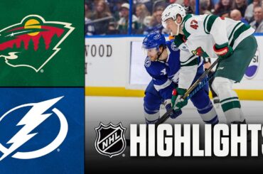 Wild vs. Lightning | NHL Highlights | March 24, 2026